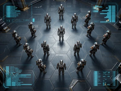 Iron Parish Tactics - turn-based tactical strategy game with futuristic military units